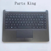 New Keyboard with palmrest cover backlit for HP 14-CF 14-DF 14-DK L24817-001 Gray 14S-CR 14S-DF 14S-DK