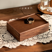 木革首飾盒實木盒三金結婚飾項鏈手鐲盒首飾收納盒