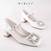 Viditi Zelia Block Heels 5 cm | Shoes | Sepatu Import Wanita | Nikahan | Wisuda | Seserahan | Pesta 