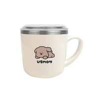 韓國 UBMOM 可可狗不鏽鋼杯子(附蓋子)喝水杯|漱口杯|學習杯