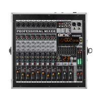 BMG PXR-9000 Flight Case dj professional digitale amplifier mixer audio