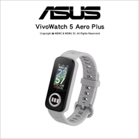 (新款雙充)ASUS 華碩 VivoWatch 5 AERO PLUS (HC-C05) 智慧健康手錶 指尖脈波 ECG心電圖