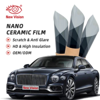 50cmX3m Nano Ceramic Sun Solar Car Window Tint Film UV100% Anti-glare Protection High Quality Glass Sticker