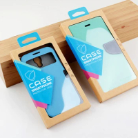 300pcs Kraft Paper Box For iPhone 12 Phone Case Could Custom Your Own Deisgn On the Sticker Fit For Samsung S20 Cell Phone Cover