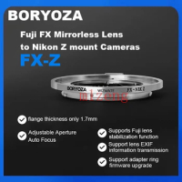 FX-Nikon Z Auto Focus Adapter ring for FUJIFILM FX mount mirrorless lens to nikon Z z5 z6 z7 z6ii z7ii z8 z9 z30 z50 zfc Camera