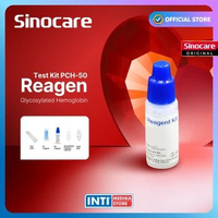 SINOCARE - Portable HbA1c Hemoglobin Analyzer PCH-50 Connect BLUETOOTH Alat Cek Gula Darah Hasil Cep