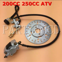 200CC 250CC ATV Quad Foot brake Hydraulic Caliper Brake Disk Disc Assy 200cc 250cc ATV Quad Parts