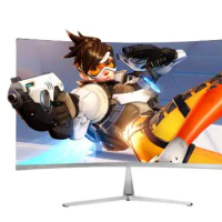 New style 22 24 27 inch 75Hz Ultra narrow Curved Gaming computer monitor Desktop Curved PC LCD monitor