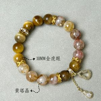高貨天然鈦晶黒晶超七水晶發晶高階百搭原創diy飾品水晶手串批發
