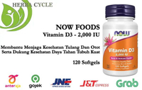 Now Foods Vitamin D3 Now 2000 IU (120 Soft) ORI USA