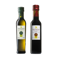 莎蘿瑪 西班牙油醋醬經典料理組(有機橄欖油250ml/瓶+紅巴薩米克醋250ml/瓶)