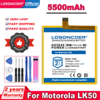 LOSONCOER Top Brand 100% New LK50 5500mAh Battery For Motorola Moto G60S XT2133 Mobile Phone Battery