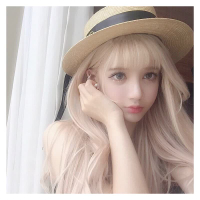 軟妹時尚偽娘CD假發男女裝大佬空氣劉海長卷發動漫Cos網紅主播