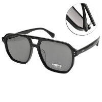 MOLSION 偏光太陽眼鏡 肖戰配戴款 時尚復古方框 變色鏡片 /黑-灰 #MS3019 C10