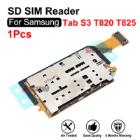 For Samsung GALAXY Tab S3 9.7" SM-T825 T820 Sim / SD Card Reader Hoder Flex Cable Replacement Parts
