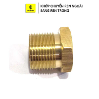 Khớp chuyển ren ngoài 22mm sang ren trong 14mm C0004-28 – phụ kiện máy rửa xe – khớp nối chuyển ren