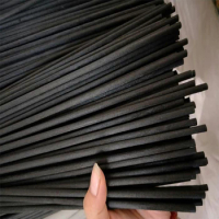 3mmx30cm Black Fiber Rattan Stick for Reed Diffuser Aroma Essential Oil Air Freshener Thick Fiber Reed Sticks