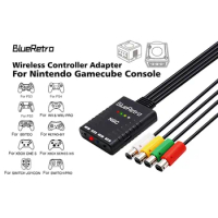 For Sony PS3 PS4 PS5 Wii Switch Xbox One NGC Wireless Bluetooth Controllers Adapter For Nintendo GameCube Compatible