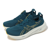 Asics 慢跑鞋 GEL-Nimbus 26 男鞋 女鞋 藍 綠 緩衝 厚底 針織 運動鞋 亞瑟士 1011B794402