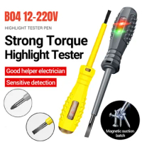 Digital Voltage Tester Pen Word/cross Screwdrivers Indicator Neon Bulb Indicator Meter Electric Pen Insulated Electrician Tools