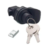 Marine Boat Push Button Latch Locks with 2 Keys Universal Accessory Push Open Latch for Radio Box Simple Installation