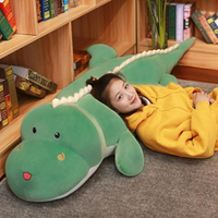 公仔 可愛恐龍毛絨玩具床上娃娃大號公仔睡覺抱枕長條枕玩偶生日禮物女