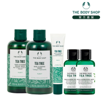 The Body Shop 茶樹淨膚經典組(潔面膠60ML*2效期 7-12個月)