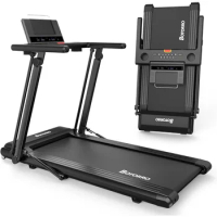 Foldable Treadmill 265Lbs Load | Treadmill for Home With Incline 18 Levels Fitness Equipment Electric Large Body Building Sports