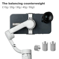 For DJI OM 5 6 Gimbal Balance Counterweight - 50g Clump Weights for OM 4 SE Osmo Mobile 3 2 Zhiyun Smooth 4 Vimble 2 Accessories