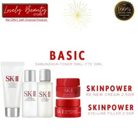 SK-II Paket Komplit Mini Antiaging + EYE +Line filler cream ( Seri Terbaru) Kombinasi-Berminyak