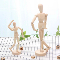 4.5 5.5 8 inch Polished Sketch Draw Home Decor Artist Art Models Movable Limbs Figure Model Wooden T