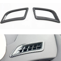 For Toyota Alphard VELLFIRE 2024 ABS Chrome Dashboard Frame Vent Outlet Air Conditioning Cover Trim Car Interior Accessories