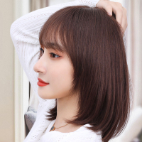 35cm Human Hair Wigs For Women Short Wigs Natural Looking Fashion Type for Female Full Machine Wig R