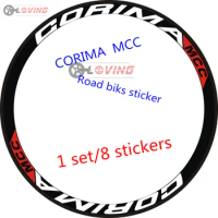 MCC 2Wheels Road Bicycle 700C Wheel Vinyl Die-Cut High Quality Sticker Wheel Sticker Wheel Bicycle Decal Wheel Rim Bicycle Rim S