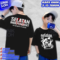 Kaos ANAK Selatan Independent Baju Tongkrongan Bahan Lembut