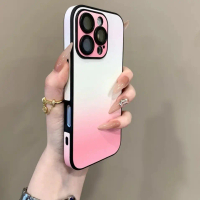 Four-sided gradient leather phone case Compatible with iPhone 16 Pro MAX, 11, 12, 13, 14, 15, Pro MA