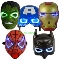 Children's Avengers Superhero Spiderman Hulk Iron Man Wolverine Cosplay Mask/Halloween Boy Girl Party Cartoon Mask Gift