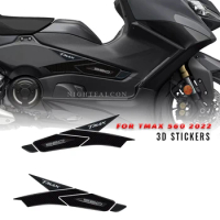 For yamaha tmax 560 2022 Accessories 3D Epoxy Resin Sticker Protection Pad 3D Sticker