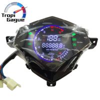 Set Instrumen LED (Speedometer & Odometer Digital) untuk YAMAHA Mio 125/MIO i 125/Mio 110/Mio M3