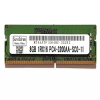 SureSdram DDR4 RAMs 8gb 3200mhz Laptop Memory DDR4 SODIMM 8GB 1RX16 PC4-3200AA-SC0-11 A4ATF1G64HZ