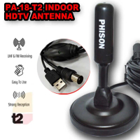 Phison Indoor UHF HDTV Strong Signal Antenna (PA-18-T2) - 100% Original/1 Year Warranty/Free 5m Cabl