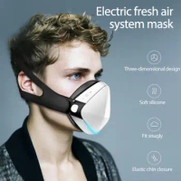 Upgrade Breathable Smart Electric Face Mask Intelligent Air Purifier Mask Reusable Outdoor Running Travel Cycling Sports Mask