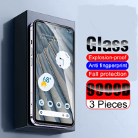 3pcs Glass For Google Pixel 7a 7 6a 6 5G Tempered Glass Protetcion Film Googe Pixel7 A Pixel7a Pixel6 Pixel6a Screen Protectors