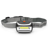 lampu / senter kepala / Headlamp Flashlight Waterproof LED Senter Kepala Baterai AAA