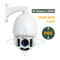 Compatible With UNV Hik Da Hua NVR 1080P IP PTZ CCTV Camera Waterproof 360 Security 44X Zoom Outside Surveillance AI Camera