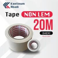Duct Tape / Lakban / Isolasi NON atau TANPA LEM AC - SAEKI - 20m