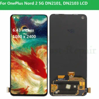 6.43" AMOLED For OnePlus Nord 2 5G Nord2 LCD Display+Touch Panel For OnePlus Nord CE 5G lcd EB2101 for oneplus nord 2T