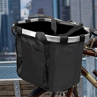 Folding Bike Carry Bag Aluminum Frame Bicycle Storage Bag Foldable Hanging Fold Basket MTB Folding Organizer MTB Bicycle Parts