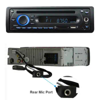 Bus DVD 24V Car DVD Stereo For Bus Truck With CD BT External Mic AM FM USB Mp5 Player Bus Kara OK Single Din MP3 Player