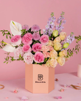 Bloomthis Kotak Bunga Haruka Ros Pink | Haruka Pink Rose Flower Box